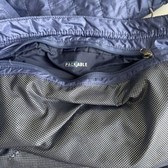 Columbia Omni-Heat Quilted Blue Puffer Jacket Women Size Large Full Zip Packable - Picture 10 of 12